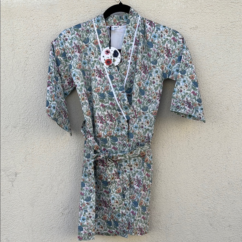 Floral Kimono Robe - Picture 5 of 6